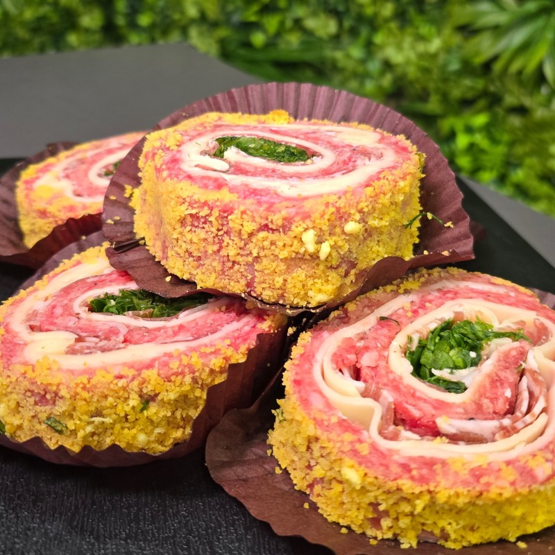 Girella Prosciutto e Spinaci - Cavallo - 1 pezzo Girella Prosciutto e Spinaci - Cavallo - 1 pezzo